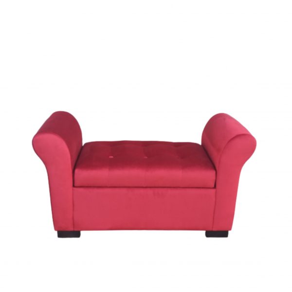 banqueta tipo baul 1 m x 45 cm sofia