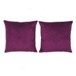2 Cojines Color Morado de 40 x 40 cm