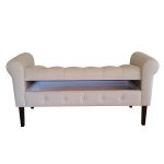 Banqueta Lisboa Color Beige - Imagen 2