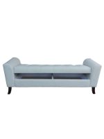 Banqueta Roma Tamaño Super King (variedad de colores en felpa) - Imagen 3